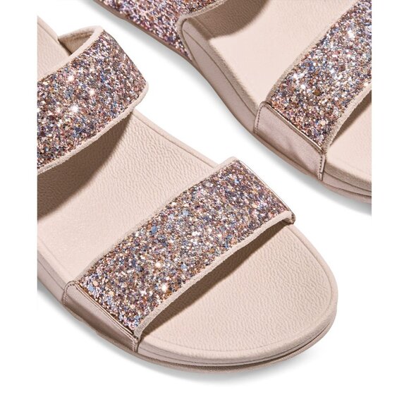 FitFlop Women's Lulu Multi-Tonal Glitter Wedge Sandals - Picture 4 of 4